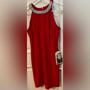 Love Nickie Lew - red party dress - brand new with tags - size L (juniors)